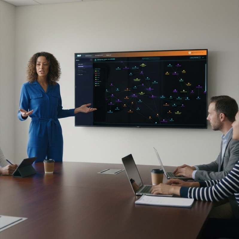 Signal Alpha team collaborating with AI-powered dashboards
